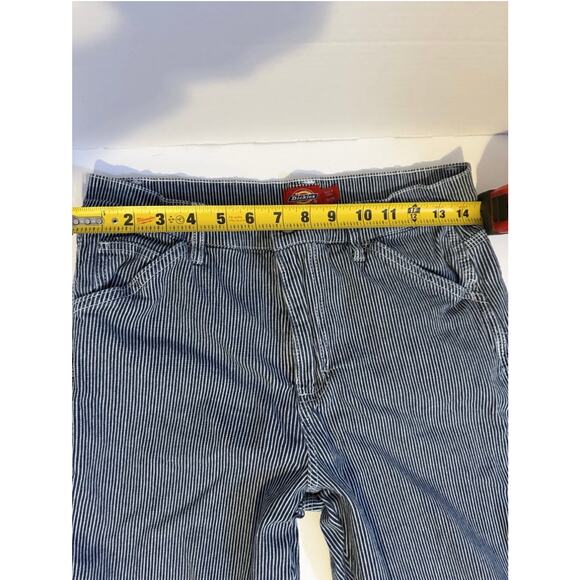 VTG Dickies Womens Carpenter Pants Size 9/29 Blue & White Model CP20R - Picture 13 of 13